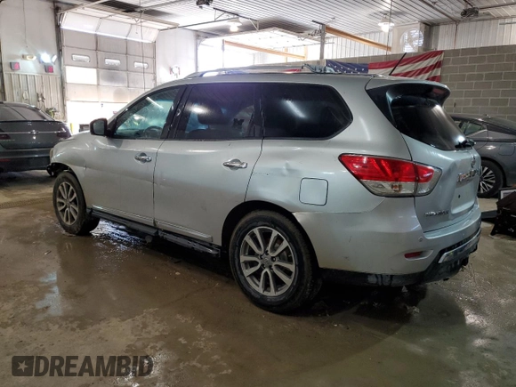 2016 Nissan Pathfinder Platinum with VIN 5N1AR2MNXGC614067, listed as a Copart auction lot 83157234 with 76,920 mi miles and Clean Title. Bid and sale history available at carsss.com. Image 2.
