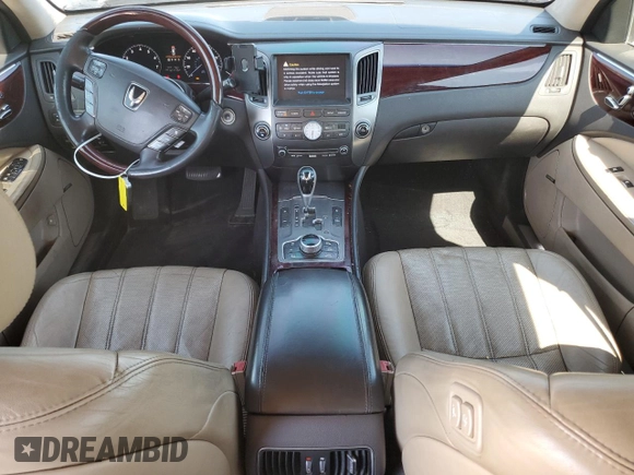 2013 Hyundai Equus Signature with VIN KMHGH4JH1DU063847, listed as a Copart auction lot 58177565 with 121,715 mi miles and Clean title. Bid and sale history available at DreamBid. Image 8.