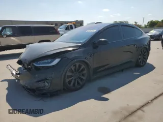 2022 Tesla Model X Plaid with VIN 7SAXCBE68NF341446, listed as a Copart auction lot 66461204 with Not Provided miles and Salvage Title. Bid and sale history available at DreamBid. Image 1.