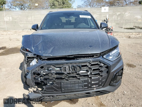 2024 Audi Q5 S line Premium Plus with VIN WA1E2AFY3R2102696, listed as a Copart auction lot 46238485 with 4,754 mi miles and Salvage title. Bid and sale history available at DreamBid. Image 5.