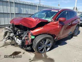 2020 Nissan Murano Platinum with VIN 5N1AZ2DS7LN156847, listed as a Copart auction lot 47846415 with Not provided miles and Salvage title. Bid and sale history available at DreamBid. Image 1.