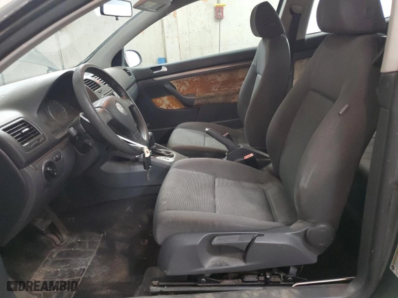 2007 Volkswagen Rabbit with VIN WVWBR71K37W087603, listed as a Copart auction lot 74482034 with 186,051 mi miles and Salvage Title. Bid and sale history available at carsss.com. Image 7.