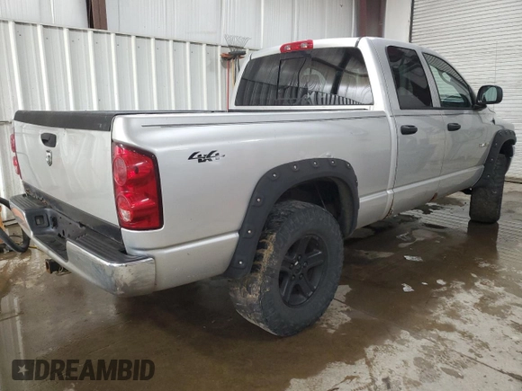 2008 Dodge 1500 SLT with VIN 1D7HU18N38S625754, listed as a Copart auction lot 53967835 with 176,491 mi miles and Clean Title. Bid and sale history available at carsss.com. Image 3.