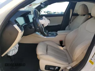 2020 BMW 3 Series 330i with VIN 3MW5R1J04L8B21380, listed as a Copart auction lot 42872005 with 89,553 mi miles and Salvage Title. Bid and sale history available at carsss.com. Image 7.