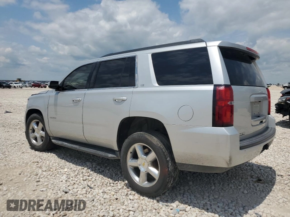 2015 Chevrolet Tahoe LS with VIN 1GNSCAKC9FR744608, listed as a Copart auction lot 55981395 with Not provided miles and Salvage title. Bid and sale history available at DreamBid. Image 2.