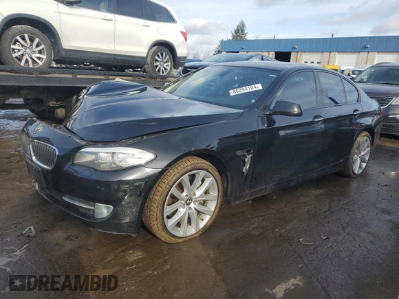 2011 BMW 5 Series 535i xDrive with VIN WBAFU7C55BC777545, listed as a Copart auction lot 86294104 with 155,315 mi miles and Clean Title. Bid and sale history available at DreamBid. Image 1.