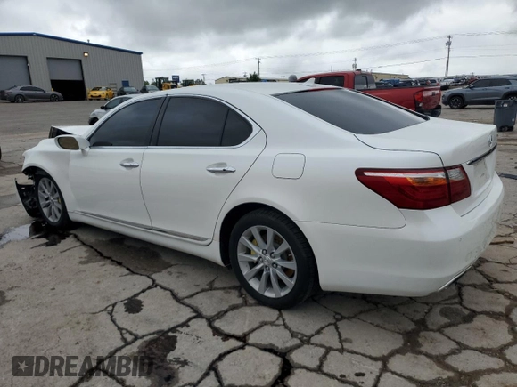 2012 Lexus LS 460 with VIN JTHCL5EFXC5013357, listed as a Copart auction lot 58386915 with 212,034 mi miles and Salvage title. Bid and sale history available at DreamBid. Image 2.