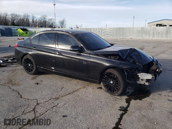 2013 BMW 3 Series 328i xDrive with VIN WBA3B3C56DF541618, listed as a Copart auction lot 49342235 with 166,747 mi miles and Salvage title. Bid and sale history available at DreamBid. Image 4.