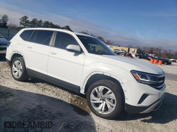 2023 Volkswagen Atlas SE with VIN 1V2JP2CA0PC548717, listed as a Copart auction lot 84495134 with 29,663 mi miles and Salvage title. Bid and sale history available at DreamBid. Image 4.