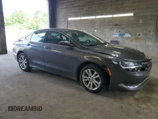 2015 Chrysler 200 Limited with VIN 1C3CCCAB0FN681282, listed as a Copart auction lot 59132615 with 90,577 mi miles and Salvage title. Bid and sale history available at DreamBid. Image 4.