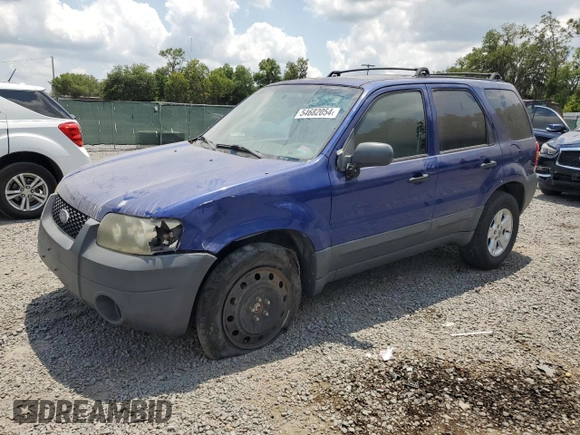 2006 Ford Escape XLT with VIN 1FMYU03Z96KC05553, listed as a Copart auction lot 54682054 with 167,493 mi miles and Salvage Title. Bid and sale history available at carsss.com. Image 1.
