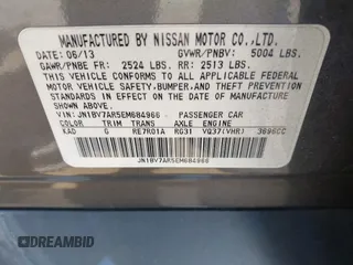 2014 Infiniti Q50 Premium with VIN JN1BV7AR5EM684966, listed as a IAAI auction lot 42306878 with 166,800 mi miles and . Bid and sale history available at DreamBid. Image 9.