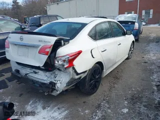 2017 Nissan Sentra SR Turbo with VIN 3N1CB7AP8HY349407, listed as a IAAI auction lot 41332307 with 124,867 mi miles. Bid and sale history available at carsss.com. Image 4.