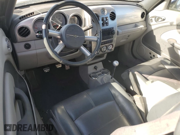 2006 Chrysler PT Cruiser GT with VIN 3C3HY75S56T358662, listed as a Copart auction lot 85990554 with 50,456 mi miles and Salvage title. Bid and sale history available at DreamBid. Image 8.