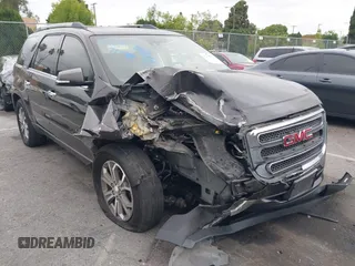 2014 GMC Acadia SLT z VIN 1GKKVRKD3EJ357158, wystawiony jako IAAI lot #42195103 z przebiegiem 130 752 mil mil oraz . Historia ofert i sprzedaży dostępna na DreamBid. Obrazek 1.