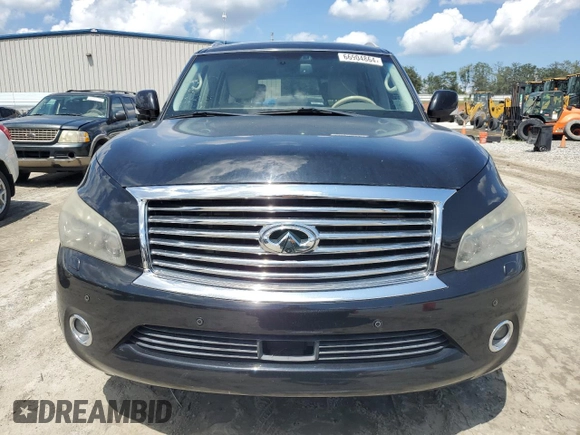 2014 Infiniti QX80 with VIN JN8AZ2NF4E9555706, listed as a Copart auction lot 66904864 with 169,137 mi miles and Clean Title. Bid and sale history available at carsss.com. Image 5.