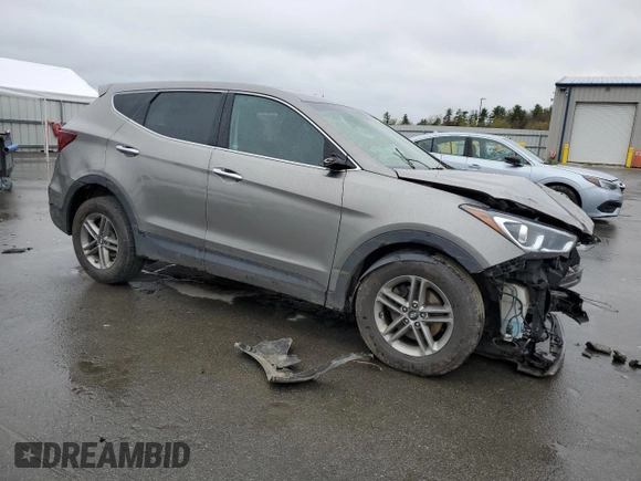 2017 Hyundai Santa Fe 2.4L z VIN 5NMZTDLB1HH036584, wystawiony jako Copart lot #56033815 z przebiegiem 56 003 mil mil oraz Szkoda całkowita • Salvage title. Historia ofert i sprzedaży dostępna na DreamBid. Obrazek 4.