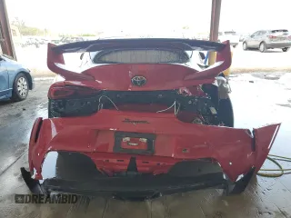2023 Toyota Supra 3.0 with VIN WZ1DB0G05PW059555, listed as a Copart auction lot 58417825 with 20,026 mi miles and Salvage title. Bid and sale history available at DreamBid. Image 6.