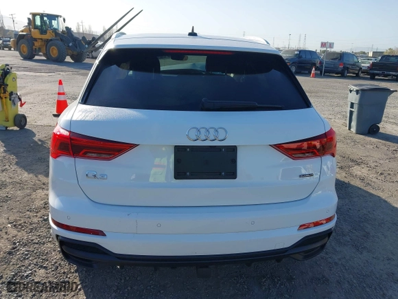 2021 Audi Q3 S line Premium Plus with VIN WA1EECF37M1044601, listed as a IAAI auction lot 41993498 with 15,300 mi miles. Bid and sale history available at carsss.com. Image 16.