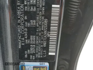 2022 Kia Seltos SX z VIN KNDETCA24N7253089, wystawiony jako Copart lot #53340025 z przebiegiem 20 981 mil mil oraz Szkoda całkowita • Salvage title. Historia ofert i sprzedaży dostępna na DreamBid. Obrazek 14.