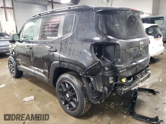 2020 Jeep Renegade Latitude with VIN ZACNJBBB4LPL11360, listed as a Copart auction lot 45865725 with 16,656 mi miles and Salvage title. Bid and sale history available at DreamBid. Image 2.