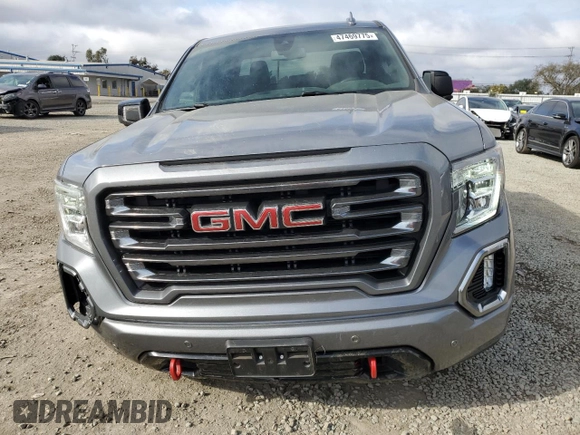 2021 GMC Sierra 1500 AT4 with VIN 1GTP9EED8MZ447240, listed as a Copart auction lot 47469775 with 58,807 mi miles and Salvage Title. Bid and sale history available at carsss.com. Image 5.