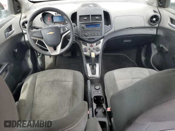 2013 Chevrolet Sonic LS with VIN 1G1JA6SG4D4239041, listed as a Copart auction lot 48250105 with 103,370 mi miles and Salvage title. Bid and sale history available at DreamBid. Image 8.