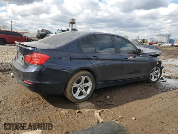 2013 BMW 3 Series 328i xDrive with VIN WBA3B5G58DNS00720, listed as a Copart auction lot 46904615 with 0 mi miles and Salvage Title. Bid and sale history available at carsss.com. Image 3.