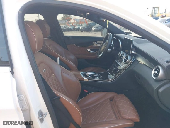 2016 Mercedes-Benz C-Class AMG C 63 S with VIN 55SWF8HB6GU103768, listed as a IAAI auction lot 41779235 with 102,745 mi miles. Bid and sale history available at carsss.com. Image 5.