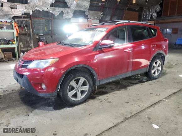 2015 Toyota RAV4 XLE with VIN JTMRFREVXFD123191, listed as a Copart auction lot 42177665 with 144,306 mi miles and Salvage Title. Bid and sale history available at carsss.com. Image 1.