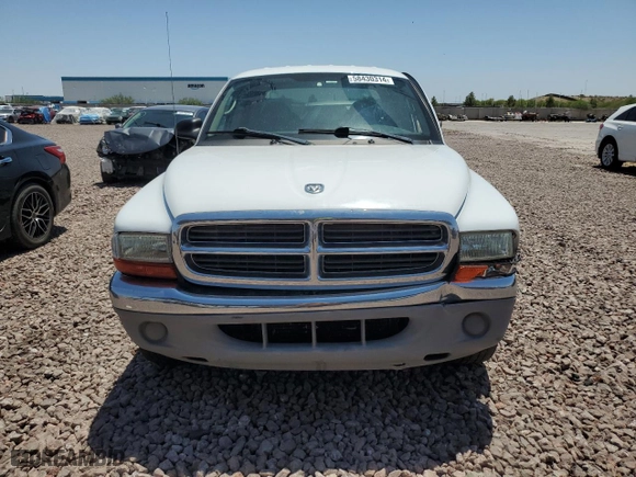 2004 Dodge Dakota SLT with VIN 1D7HL48K94S589444, listed as a Copart auction lot 58430314 with 126,032 mi miles and Salvage Title. Bid and sale history available at carsss.com. Image 5.