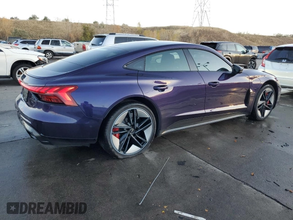 2022 Audi RS e-tron GT z VIN WAUAHBFW1N7903340, wystawiony jako Copart lot #79074014 z przebiegiem 13 755 mil mil oraz Szkoda całkowita • Salvage title. Historia ofert i sprzedaży dostępna na DreamBid. Obrazek 3.