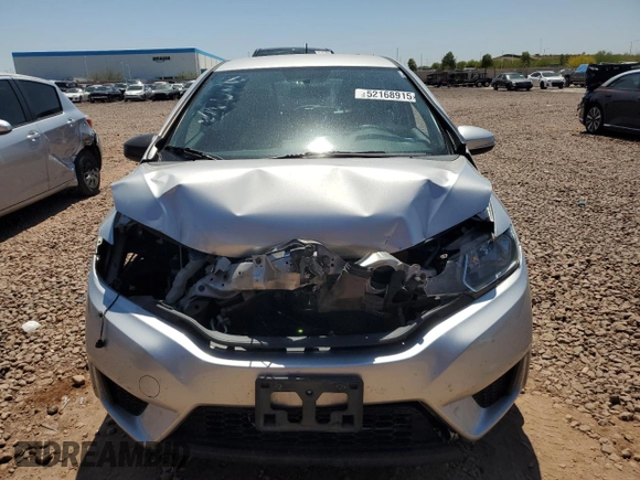 2015 Honda Fit LX with VIN 3HGGK5H5XFM742046, listed as a Copart auction lot 52168915 with 71,601 mi miles and Salvage Title. Bid and sale history available at carsss.com. Image 5.