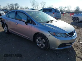 2015 Honda Civic LX with VIN 19XFB2F50FE293708, listed as a IAAI auction lot 41132013 with 137,081 mi miles and . Bid and sale history available at DreamBid. Image 1.