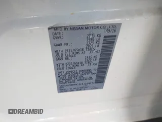 2017 Nissan Pathfinder SV with VIN 5N1DR2MM9HC615605, listed as a IAAI auction lot 42245107 with 112,536 mi miles and . Bid and sale history available at DreamBid. Image 9.