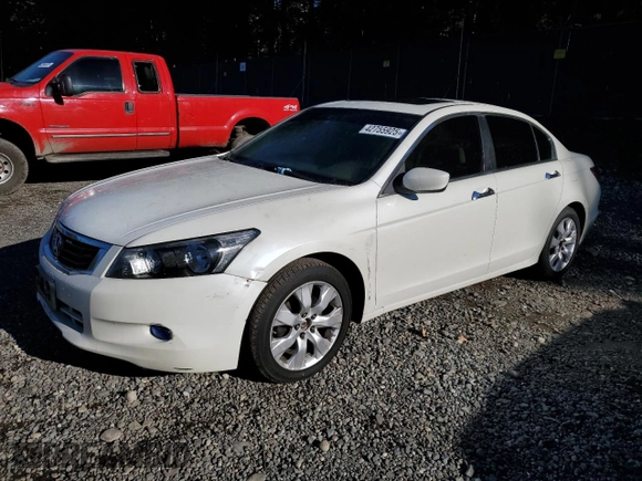 2010 Honda Accord Sdn EX-L with VIN 1HGCP3F81AA001968, listed as a Copart auction lot 42755925 with 256,842 mi miles and Salvage Title. Bid and sale history available at carsss.com. Image 1.