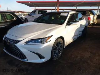 2025 Lexus ES with VIN 58ADZ1B18SU191654, listed as a IAAI auction lot 41576445 with 1 mi miles. Bid and sale history available at carsss.com. Image 17.