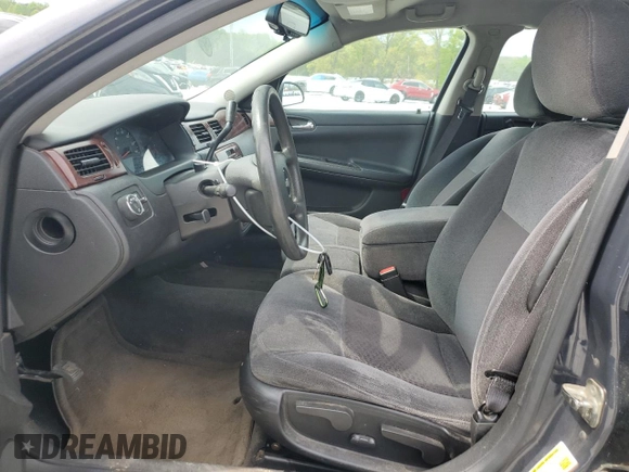 2009 Chevrolet Impala LS with VIN 2G1WB57K191131926, listed as a Copart auction lot 52684875 with 294,965 mi miles and Salvage Title. Bid and sale history available at DreamBid. Image 7.