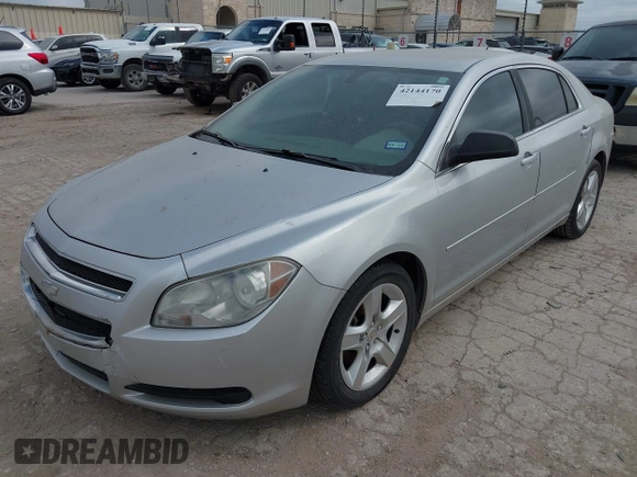 2011 Chevrolet Malibu 1LS with VIN 1G1ZB5E17BF343025, listed as a IAAI auction lot 42144170 with 133,956 mi miles and . Bid and sale history available at DreamBid. Image 2.