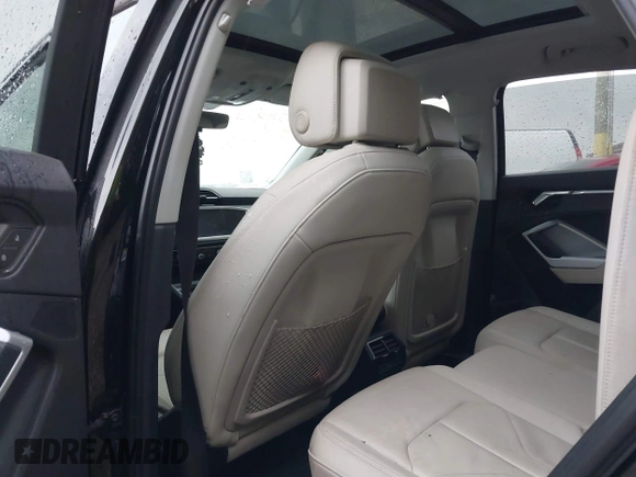 2019 Audi Q3 Premium with VIN WA1AECF34K1077471, listed as a IAAI auction lot 42658213 with 125,889 mi miles and . Bid and sale history available at DreamBid. Image 8.