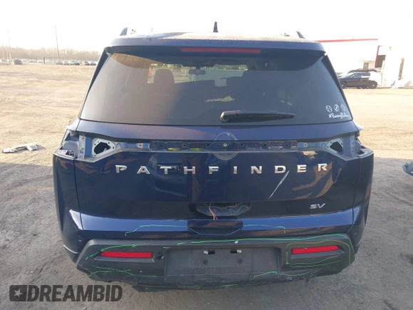 2022 Nissan Pathfinder SV with VIN 5N1DR3BA2NC216478, listed as a IAAI auction lot 41074844 with 58,243 mi miles and . Bid and sale history available at DreamBid. Image 16.