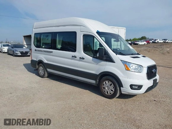 2022 Ford Transit Passenger XL with VIN 1FBAX2X8XNKA29271, listed as a IAAI auction lot 41987994 with 81,961 mi miles and . Bid and sale history available at DreamBid. Image 1.