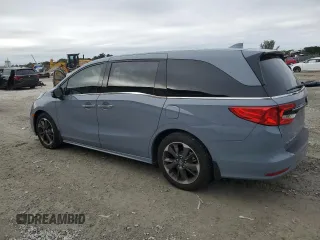 2024 Honda Odyssey Elite with VIN 5FNRL6H96RB004072, listed as a Copart auction lot 42654965 with 4,727 mi miles and Salvage Title. Bid and sale history available at carsss.com. Image 2.