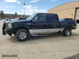 2002 Ford Super Duty F-250 XL with VIN 1FTNW21F92EA03004, listed as a Copart auction lot 49316115 with 209,520 mi miles and Salvage Title. Bid and sale history available at carsss.com. Image 1.