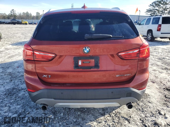 2019 BMW X1 sDrive28i with VIN WBXHU7C50K3H46236, listed as a Copart auction lot 45742165 with 102,335 mi miles and Salvage Title. Bid and sale history available at carsss.com. Image 6.