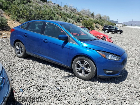 2018 Ford Focus SE z VIN 1FADP3FE1JL246725, wystawiony jako Copart lot #57913225 z przebiegiem 52 247 mil mil oraz Czysty tytuł • Clean title. Historia ofert i sprzedaży dostępna na DreamBid. Obrazek 4.