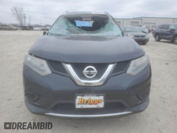 2016 Nissan Rogue SV with VIN KNMAT2MV2GP658479, listed as a Copart auction lot 44925995 with 92,788 mi miles and Salvage Title. Bid and sale history available at carsss.com. Image 5.