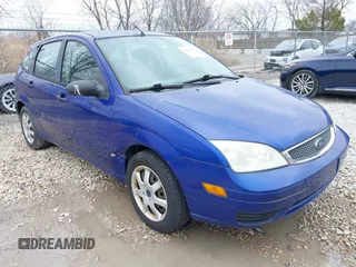 2005 Ford Focus S with VIN 3FAFP37N75R128578, listed as a IAAI auction lot 41898910 with 91,321 mi miles and . Bid and sale history available at DreamBid. Image 1.