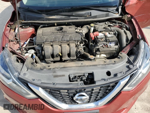2017 Nissan Sentra SV z VIN 3N1AB7AP3HY263719, wystawiony jako Copart lot #55816355 z przebiegiem 124 585 mil mil oraz Szkoda całkowita • Salvage title. Historia ofert i sprzedaży dostępna na DreamBid. Obrazek 11.