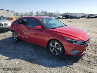 2022 Hyundai Elantra SEL with VIN KMHLN4AGXNU251668, listed as a Copart auction lot 46930465 with 44,535 mi miles and Salvage Title. Bid and sale history available at carsss.com. Image 4.